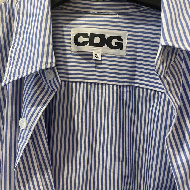 COMME des GARCONS(コムデギャルソン)のCDC コムデギャルソン ストライプシャツ sizeXL メンズのトップス(シャツ)の商品写真