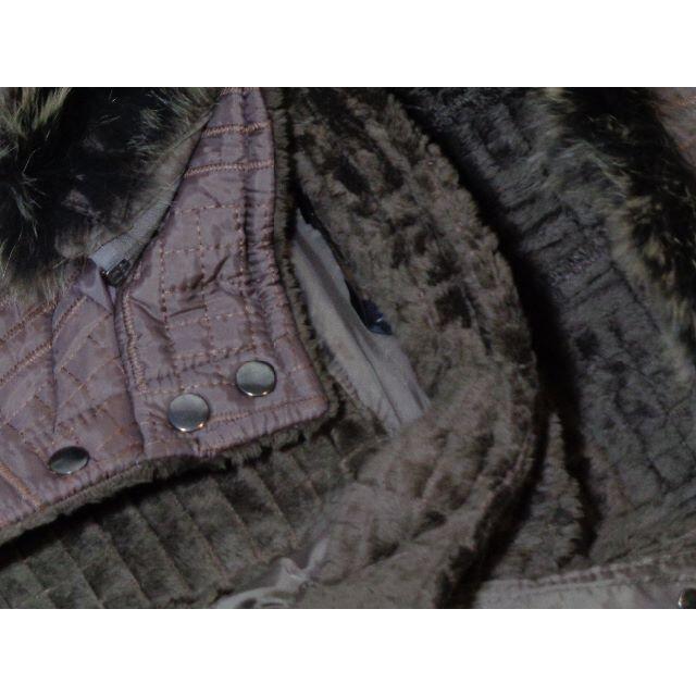 ＜R6459-R＞(15/17BR)★大きいサイズ★裏シャギーコート レディースのジャケット/アウター(その他)の商品写真