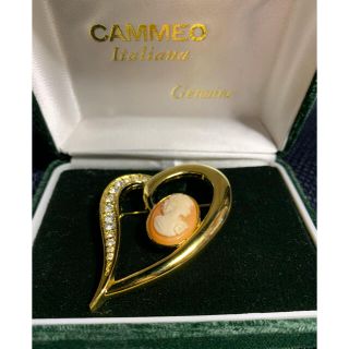 CAMMEO Italiana カメオ ブローチ ファッション アクセサリー (ブローチ/コサージュ)