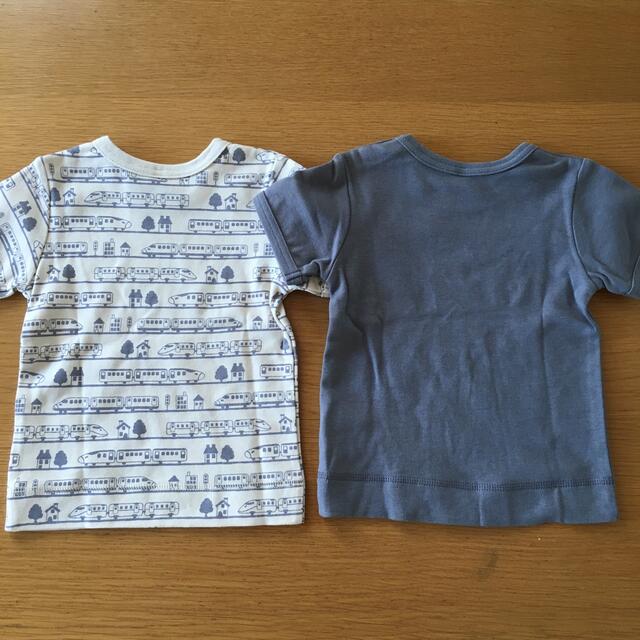 【新品未使用】Tシャツ 半袖 2枚セット 90サイズ キッズ/ベビー/マタニティのキッズ服男の子用(90cm~)(Tシャツ/カットソー)の商品写真