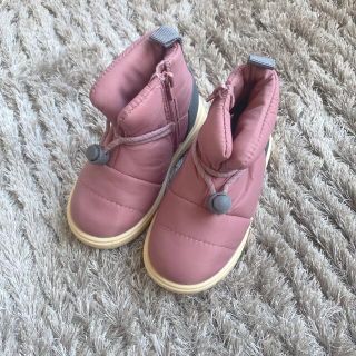 ザラキッズ(ZARA KIDS)の新品　ZARA ピンク　スノーブーツ　ブーツ　21 おしゃれ　防水　防寒　女の子(ブーツ)