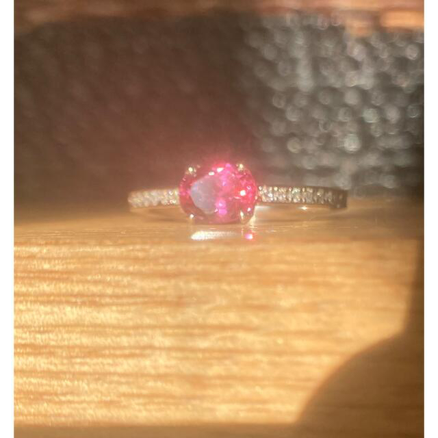 ⭐️光を帯びた際の輝きが魅力⭐️ピンクスピネル　リング　0.75ct