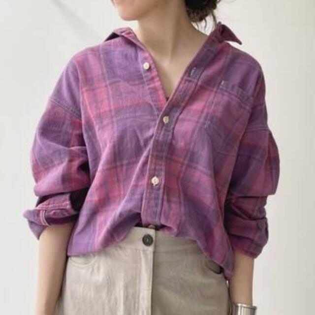 L'Appartement DEUXIEME CLASSE(アパルトモンドゥーズィエムクラス)の【REMI RELIEF/レミレリーフ】Check Shirt レディースのトップス(シャツ/ブラウス(長袖/七分))の商品写真