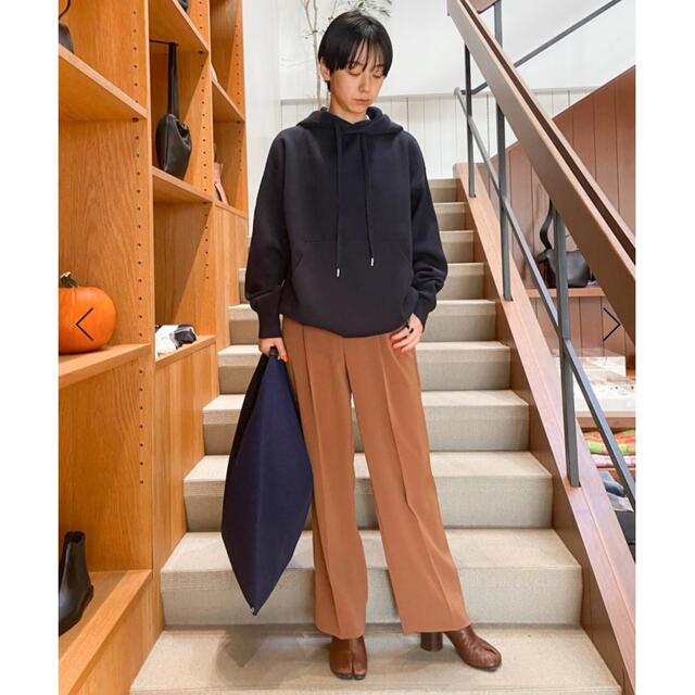 CABaN コットンカシミヤ プルオーバーパーカー ブラックニット キャバン