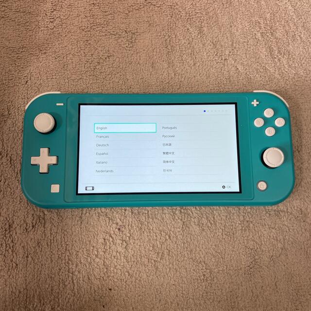 Nintendo Switch(ニンテンドースイッチ)の【美品】Nintendo Switch  Lite 保証期間あり エンタメ/ホビーのゲームソフト/ゲーム機本体(家庭用ゲーム機本体)の商品写真