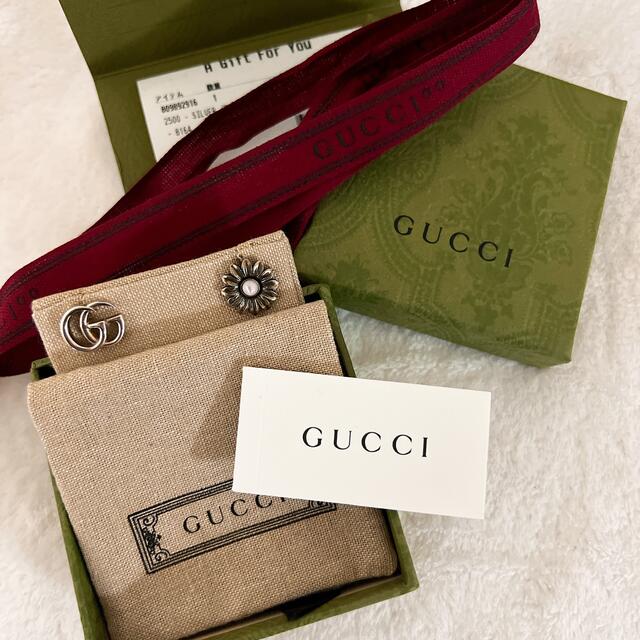 Gucci(グッチ)の最終値下げ　GUCCI ピアス　ダブルG フラワー　 レディースのアクセサリー(ピアス)の商品写真