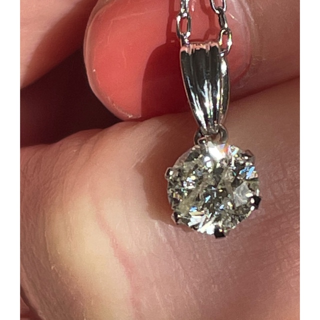 本日限定お値下げ♡大粒♡ダイヤモンド0.7ct♡(//∇//)ネックレス レディースのアクセサリー(ネックレス)の商品写真