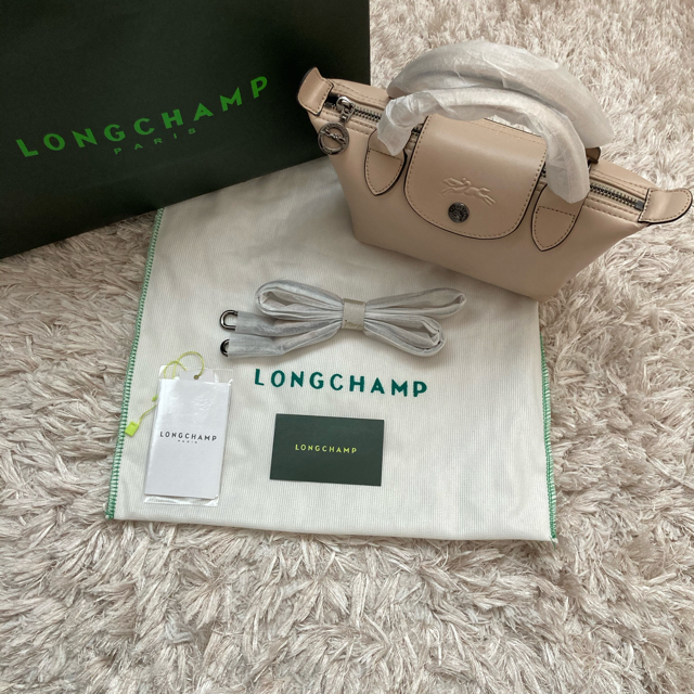 LONGCHAMP(ロンシャン)の新品　ロンシャン　ベージュ　2wayハンドバックXS レディースのバッグ(ハンドバッグ)の商品写真