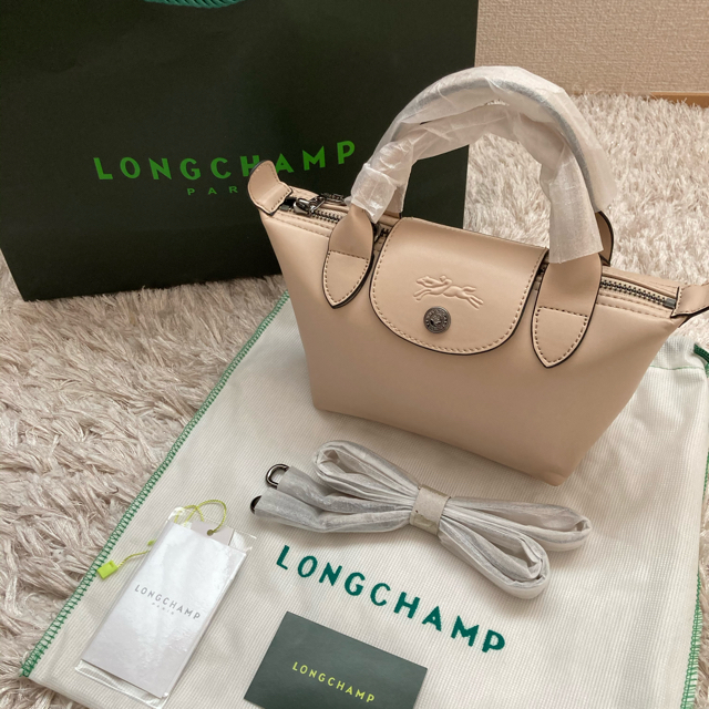 LONGCHAMP(ロンシャン)の新品　ロンシャン　ベージュ　2wayハンドバックXS レディースのバッグ(ハンドバッグ)の商品写真