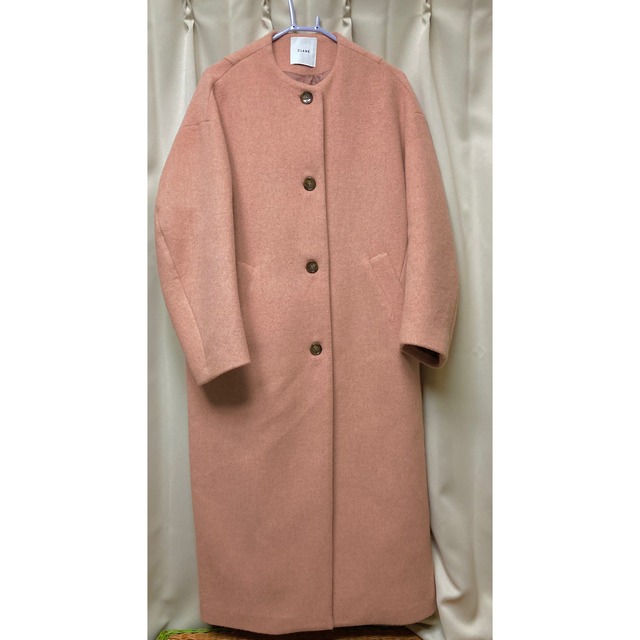 売上超高品質 COLLORLESS WOOL COCOON COAT