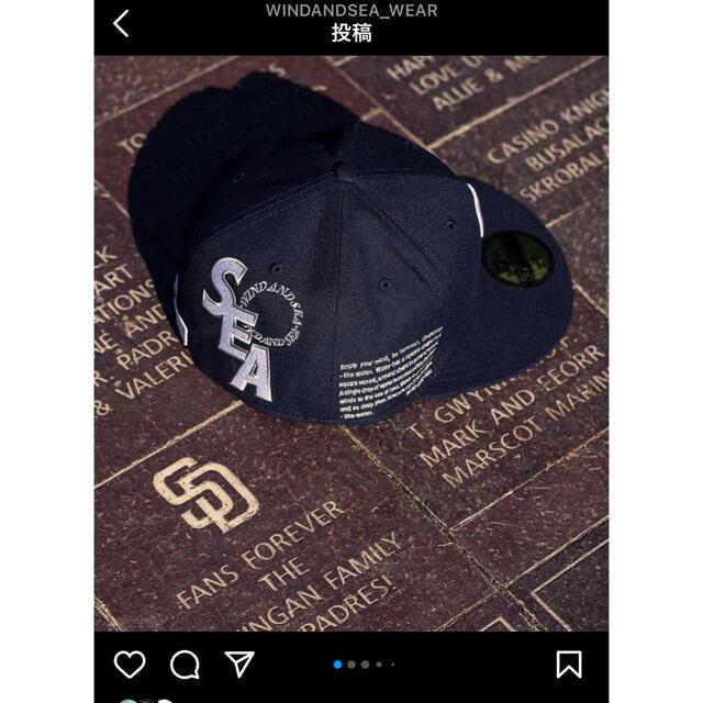 WIND AND SEA SanDiegoPadres NewEra7 5/8 2