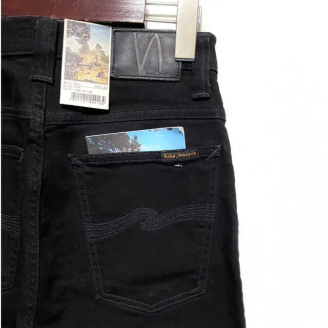 Nudie Jeans(ヌーディジーンズ)のnudie jeans☆ブラックフレアパンツ☆BOOT BEN☆新品未使用☆ メンズのパンツ(デニム/ジーンズ)の商品写真