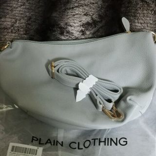 プレーンクロージング(PLAIN CLOTHING)のPLAIN CLOTHING グレー系バック(ショルダーバッグ)