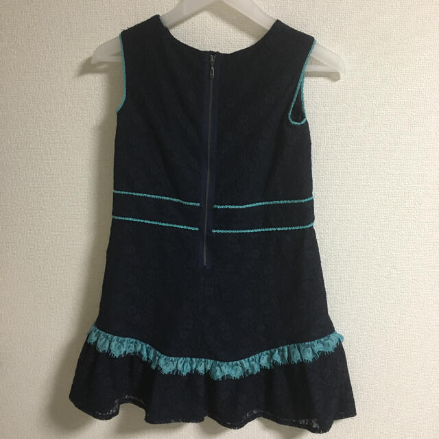 ANNA SUI mini(アナスイミニ)のアナスイミニ　レース　ワンピース　ジャンパースカート　130 キッズ/ベビー/マタニティのキッズ服女の子用(90cm~)(ワンピース)の商品写真