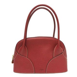 ロエベ(LOEWE)のロエベ ヴィンテージ ロゴ刻印 レザー ハンドバッグ(ハンドバッグ)