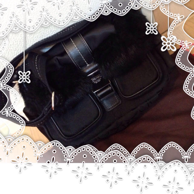 COACH(コーチ)のCOACH☆2wayファーショルダー レディースのバッグ(ショルダーバッグ)の商品写真
