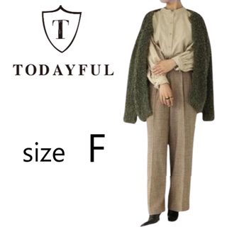 トゥデイフル(TODAYFUL)の定価19,800円 19AW トゥデイフル ブークレニットカーディガン ガウン(カーディガン)