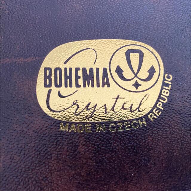 BOHEMIA Cristal(ボヘミア クリスタル)のレア　未使用　BOHEMIA ボヘミア　ハンドカット　クリスタルガラス　大皿 エンタメ/ホビーの美術品/アンティーク(ガラス)の商品写真