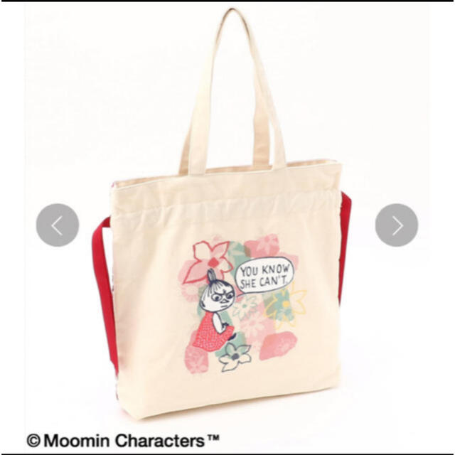 AfternoonTea(アフタヌーンティー)のMoomin×Afternoon Tea/サブキャンバスバッグ エンタメ/ホビーのコレクション(ノベルティグッズ)の商品写真