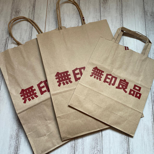 MUJI (無印良品)(ムジルシリョウヒン)の無印良品　ショップ袋 レディースのバッグ(ショップ袋)の商品写真