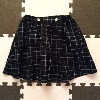 ジーユー(GU)のGU☆ チェック柄キュロットスカート   150cm(スカート)