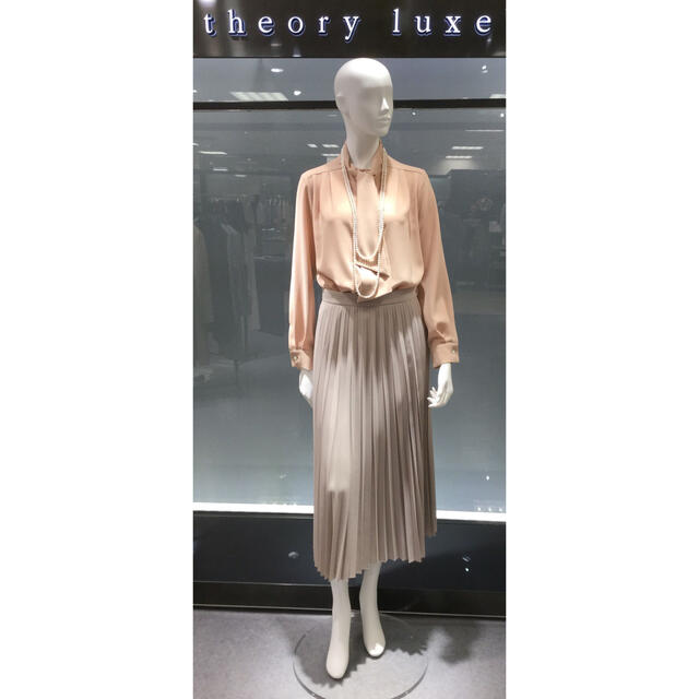 Theory luxe 18ss アコーディオンプリーツスカート