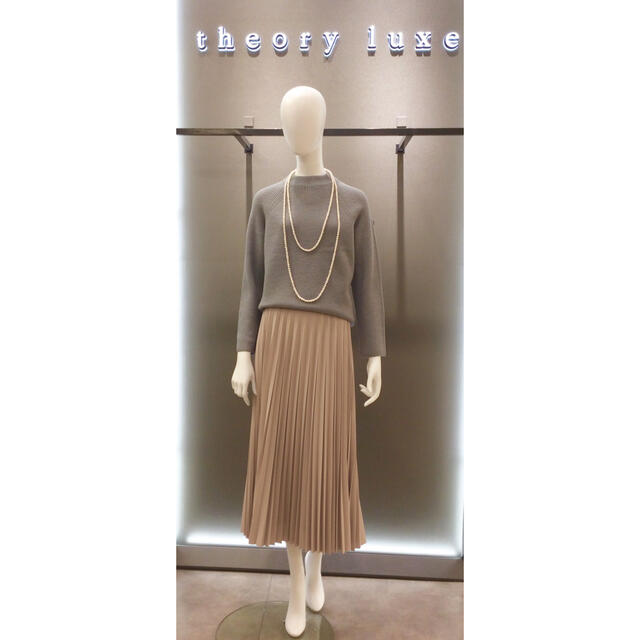 Theory luxe 18ss アコーディオンプリーツスカート