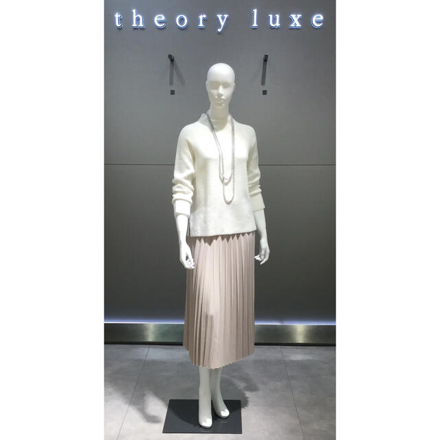 お待たせ! 【ほぼ新品】Theory luxe アコーディオンプリーツスカート