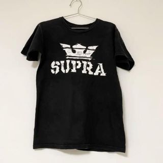 スープラ(SUPRA)のSUPRA スープラ 半袖Tシャツ Sサイズ ブラック(Tシャツ/カットソー(半袖/袖なし))