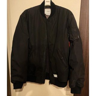 ダブルタップス(W)taps)のWTAPS 19AW W1 JACKET 黒M MA-1(ミリタリージャケット)