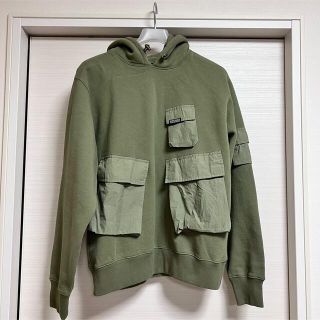 STUSSY - ステューシー STUSSY パーカー プルオーバー メンズ オリーブ