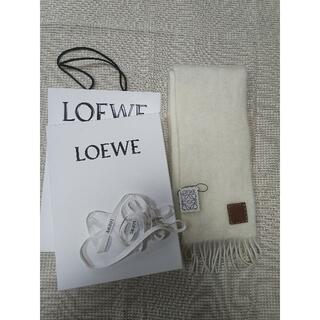 LOEWE - LOEWE　ロエベ　モヘアマフラー　ホワイト　白