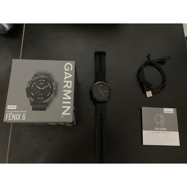 ガーミン GARMIN fenix 6 Sapphire腕時計(デジタル)