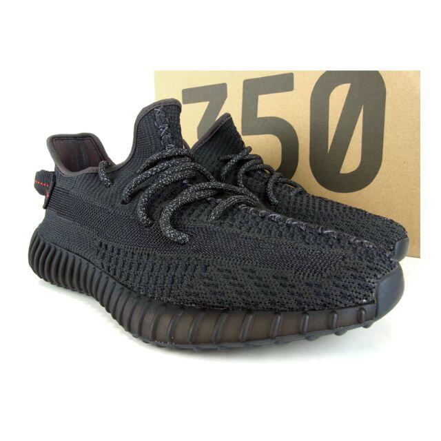 アディダス×カニエウエスト■YEEZY350イージーブラックスニーカー