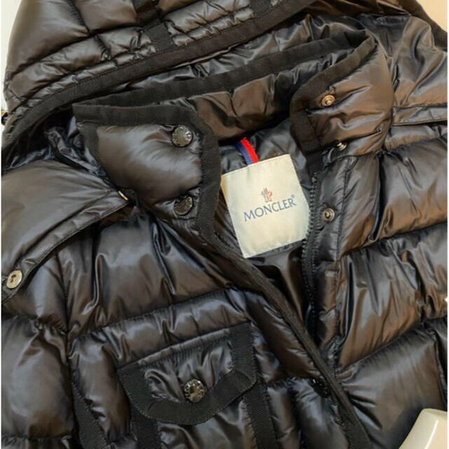 MONCLER(モンクレール)のMONCLER エルミンヌ  00  ダウンジャケット ブラック レディースのジャケット/アウター(ダウンジャケット)の商品写真