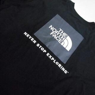 THE NORTH FACE - ノースフェイス/US:XXL/ブラック/ボックスロゴプリント半袖Tシャツ