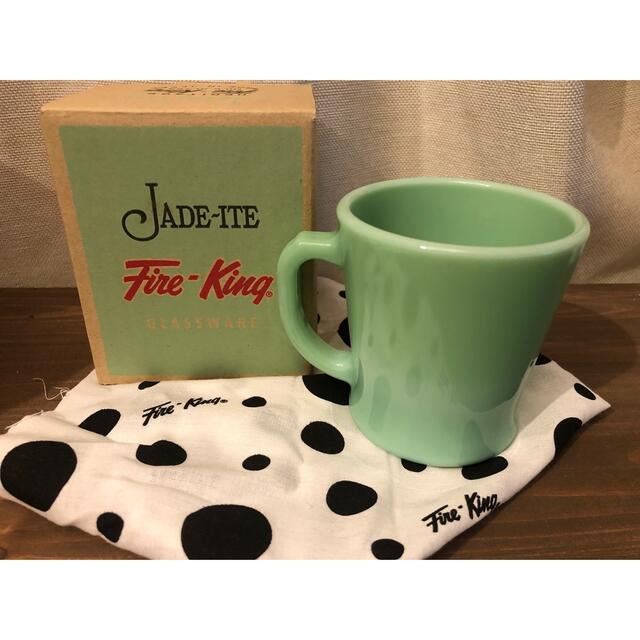 Fire-King(ファイヤーキング)のFire-King ファイヤーキング Dハンドルマグ ジェダイ インテリア/住まい/日用品のキッチン/食器(グラス/カップ)の商品写真