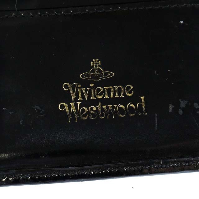 未使用　Vivienne Westwood 二つ折り財布　レザー×キャンバス