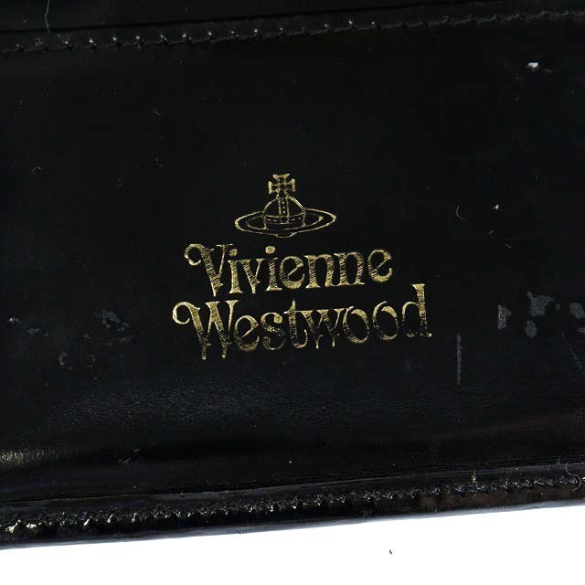 Vivienne Westwood(ヴィヴィアンウエストウッド)のヴィヴィアンウエストウッド 財布 二つ折り キャンバス レザー チェック レディースのファッション小物(財布)の商品写真