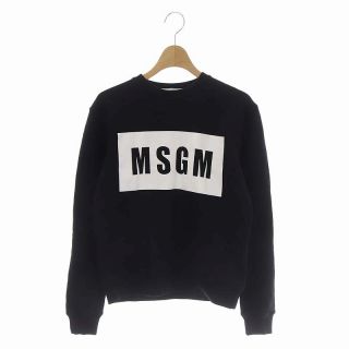 エムエスジイエム(MSGM)のエムエスジーエム プリント スウェット トレーナー プルオーバー 長袖 裏起毛(トレーナー/スウェット)