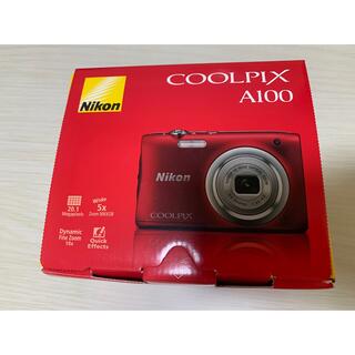 Nikon - Nikon Coolpix Affinity Coolpix A100 RED