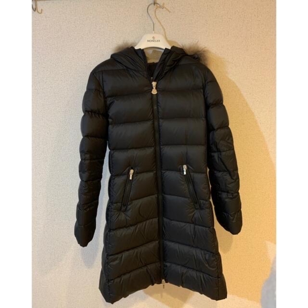 MONCLER 黒 ダウン コート キッズ レディース 10A DORIST