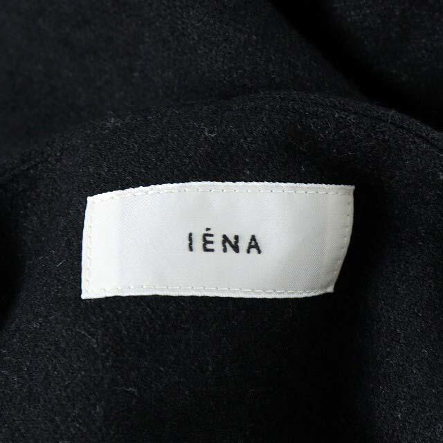 IENA(イエナ)のイエナ ライトツイードキャミワンピース ロング ウール 36 S 黒 ブラック レディースのワンピース(ロングワンピース/マキシワンピース)の商品写真