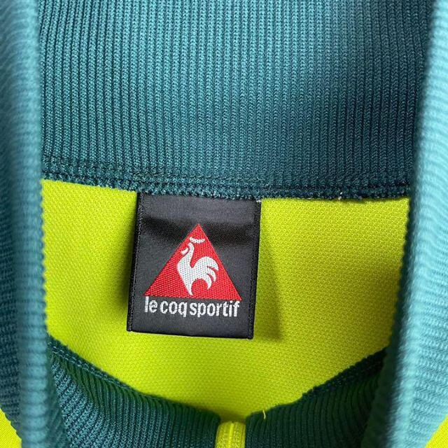 le coq sportif(ルコックスポルティフ)の90's ルコック スポルティフ　ロゴ刺繍　トラックジャケット　袖ライン　激レア メンズのトップス(ジャージ)の商品写真