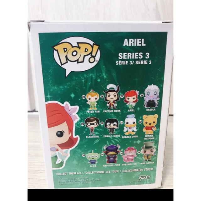 Disney(ディズニー)のfunko pop アリエル　27 レア エンタメ/ホビーのおもちゃ/ぬいぐるみ(キャラクターグッズ)の商品写真