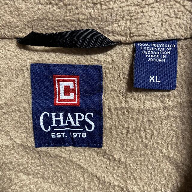 CHAPS - 90s 古着 チャップス ラルフローレン フリース 刺繍ロゴ ゆる ...