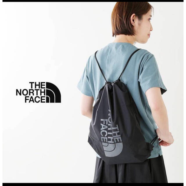 THE NORTH FACE(ザノースフェイス)の【未開封新品】ノースフェイス　ナップサック　13L 黒色　男女兼用  エコバッグ レディースのバッグ(リュック/バックパック)の商品写真