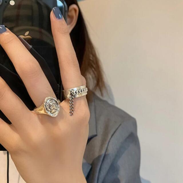 UNITED ARROWS(ユナイテッドアローズ)のChain drop ring No.761 レディースのアクセサリー(リング(指輪))の商品写真