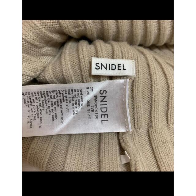 SNIDEL(スナイデル)のSNIDEL ワイドリブニットミニワンピース レディースのワンピース(ミニワンピース)の商品写真