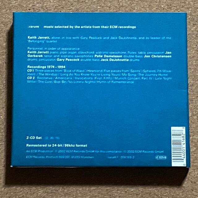 CD Keith jarrett ECM rarum エンタメ/ホビーのCD(ジャズ)の商品写真